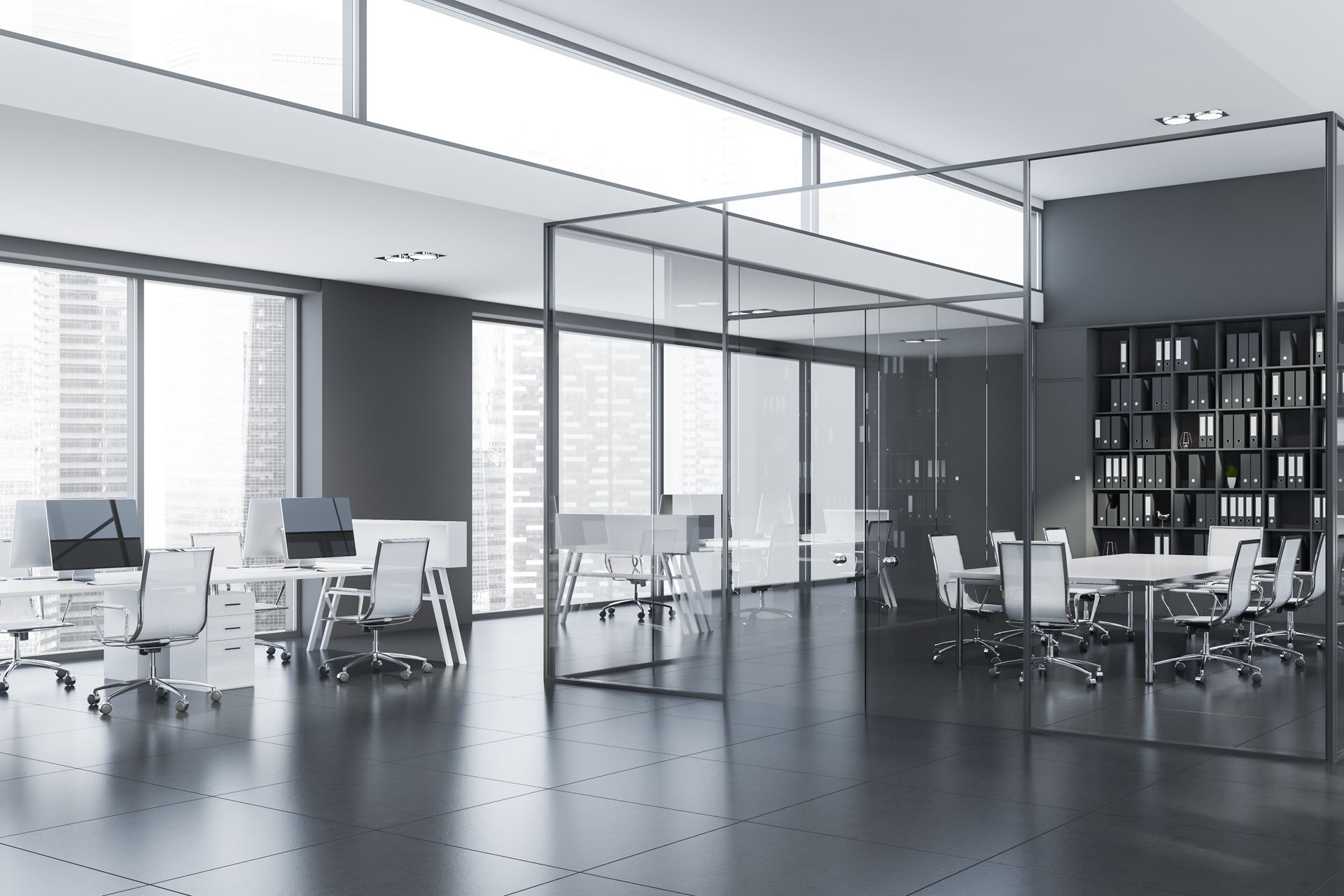 Design-Konferenzraum mit Glasfront | Düsseldorf Tagungsräume  